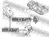 MITSUBISHI 3204A005 Engine Mounting